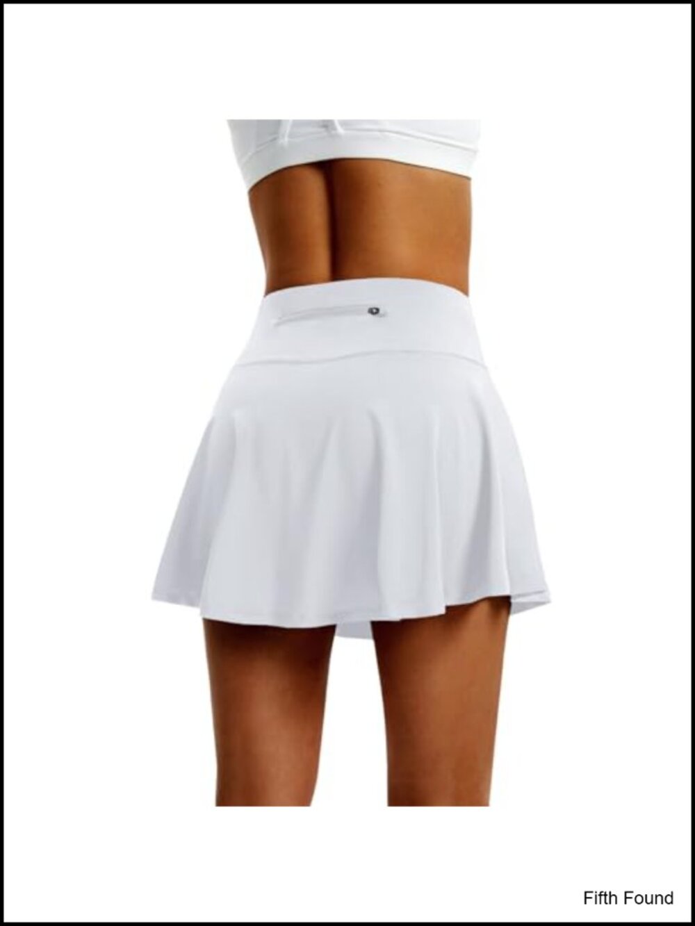 High Waist Pleated Tennis Skort with 4 Pockets Lightweight Athletic Golf Skirt